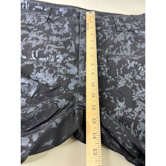 Melissa McCarthy Seven 20 (Actual 41x27) Slimming Black Printed Pencil Jeans EUC - Picture 6 of 13